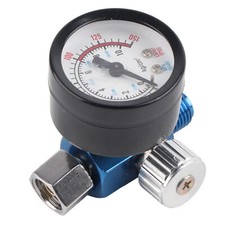 1/4” Spray Paint Gun Air Regulator Pressure Pressure Gauge Pneumatic Tool