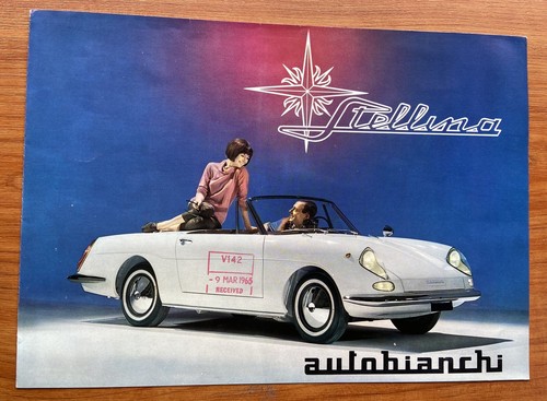 Vintage brochure autobianchi - brochure,
