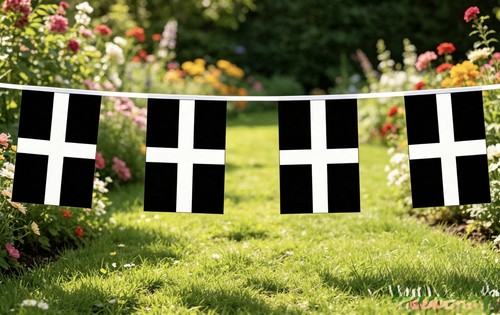 Cornwall county flag bunting - bunting, 9