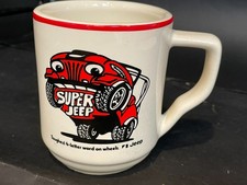 VINTAGE Super Jeep Coffee Mug