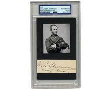 General W.T. SHERMAN Signed