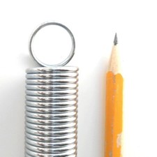 UK 19mm od Stainless/Carbon Tension Expansion springs upto 600mm long next day