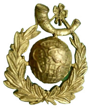 Royal Marine Light Infantry Brooch Badge Brass Antique Original