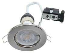 1 X GU10 MAINS 240 VOLT HALOGEN LED RECESSED DOWNLIGHT SPOTLIGHT DOWNLIGHTER