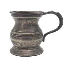 Antique Pewter 1/4 Gill Tavern