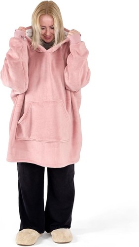 Fluffy hooded blanket - fluffy,