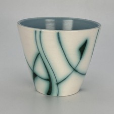 Flora Gouda Vase Liane Design Dutch Circa 1969 Fully Marked to Base Rare Ceramic