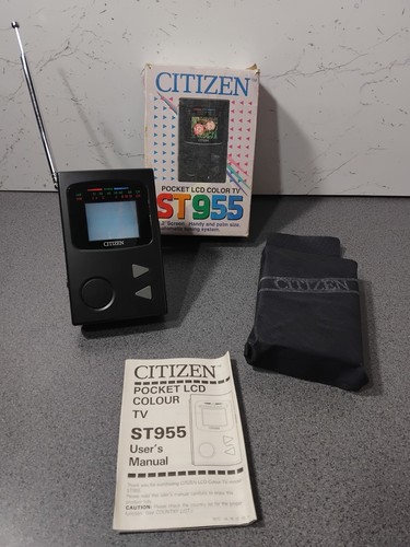 Vintage citizen pocket lcd - vintage,