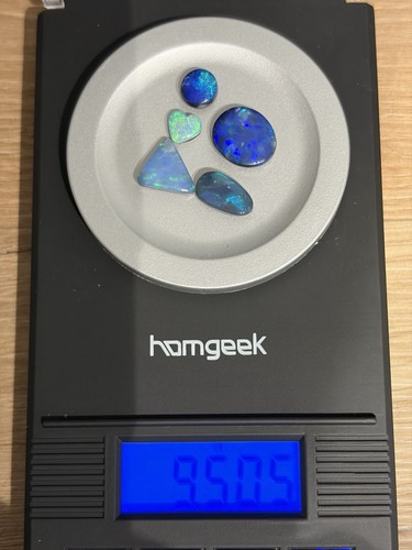 Australian opal doublets 6 - opal, doublets-