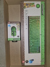 Razor Blackwidow  V4 X Mechanical Gaming Keyboard Minecraft Edition+Cobra Mouse