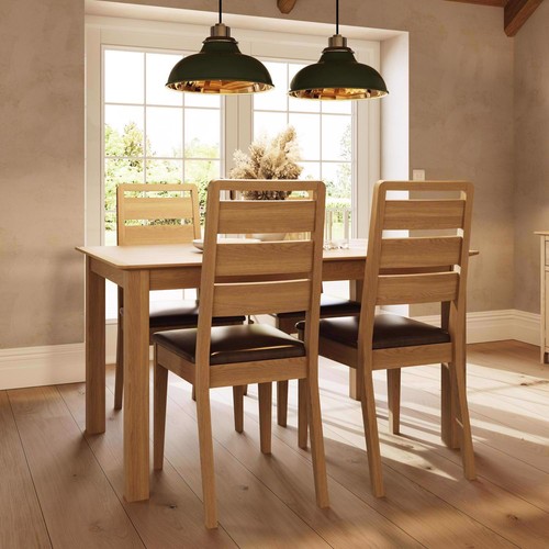 Extending dining table set - table,