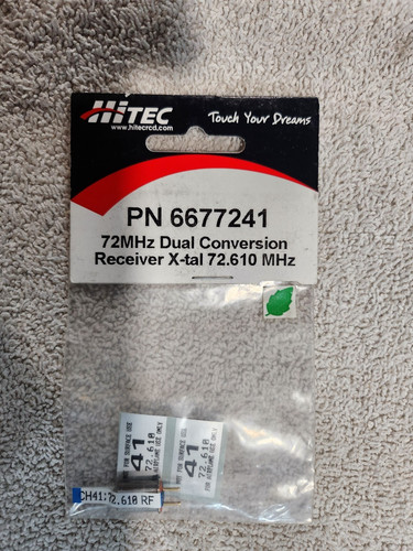 Hitec 72mhz receiver - , crystal