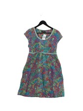 Amari Women's Midi Dress UK 8 Multi 100% Cotton A-Line