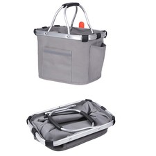 1-Lixada Collapsible Bike Basket Handlebar Front Basket Pet WXXU