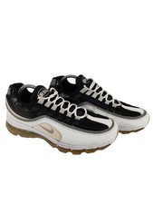 Nike Air Max 24-7 Shoes Men's Size US 10 Metallic Silver Dark Shadow Sneakers 