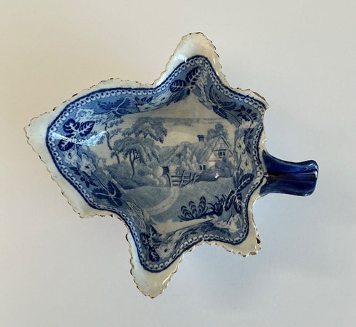 Antique blue and white