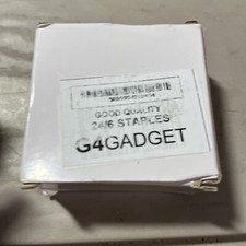 Rapesco Galvanised 24/6mm Staples for Stapler Using Heavy Duty Pack of 5000