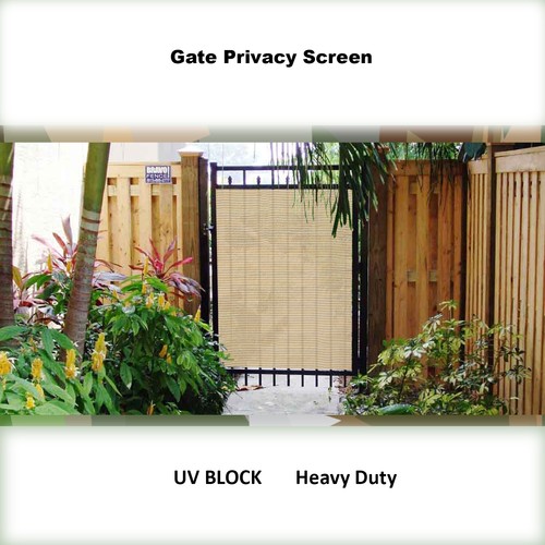 Gate privacy screen cover - screen,