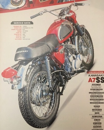 Kawasaki a7ss pages of - -,