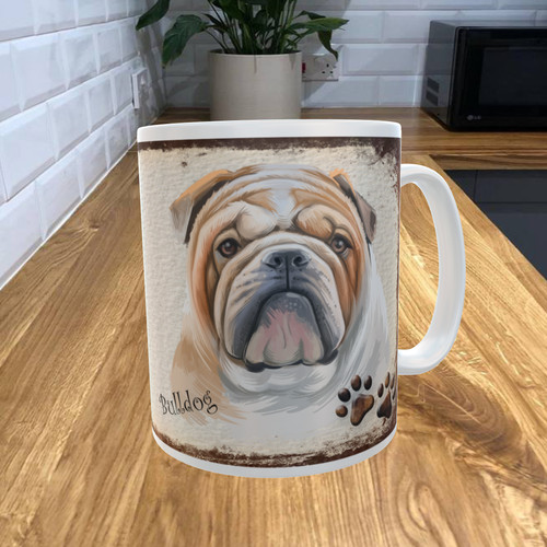 Bulldog 11oz coffee mug - 11oz, my