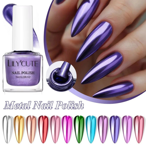 Metallic nail polish super - metallic,