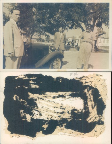 Men posing with vintage - posing,