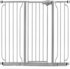 Regalo Easy Step Baby Gate, Platinum, fits 29" - 48" wide, height 30", 49