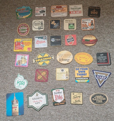 Vintage beer mats - vintage, 30