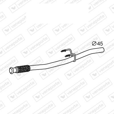 Exhaust pipe fits peugeot 206 - fits,
