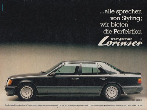 Lorinser advertising - lorinser,