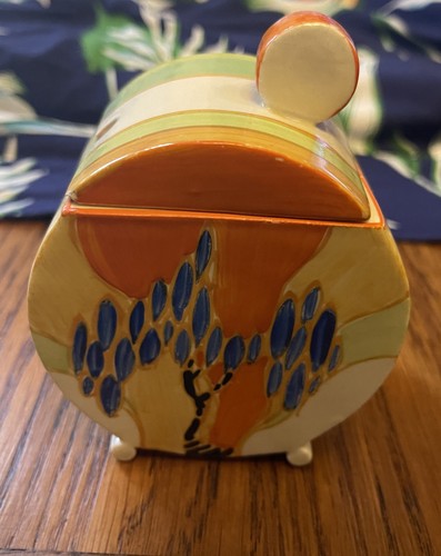 Clarice cliff preserve pot - clarice,