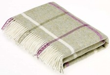 Shetland lambswool throw - shetland,