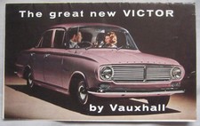 1961 Vauxhall Victor fold out Brochure Publication Number V1322