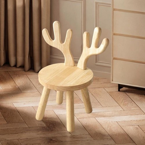Kids wooden chair ottoman - kids,