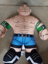 Brawlin' Buddies 16" JOHN CENA Talking Plush Wrestler Doll WWF 2011 Mattel