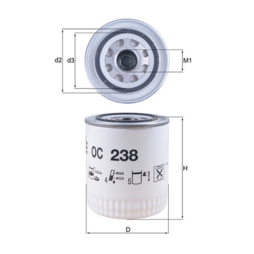 Oil filter fits aston - aston, martin