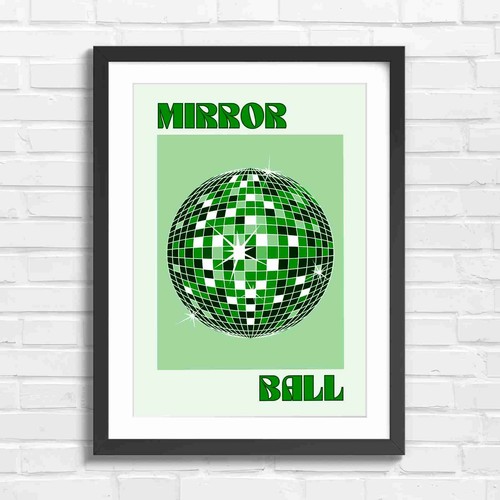 Disco mirror ball pop - mirror,