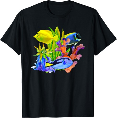 Yellow tangs reef saltwater - yellow,
