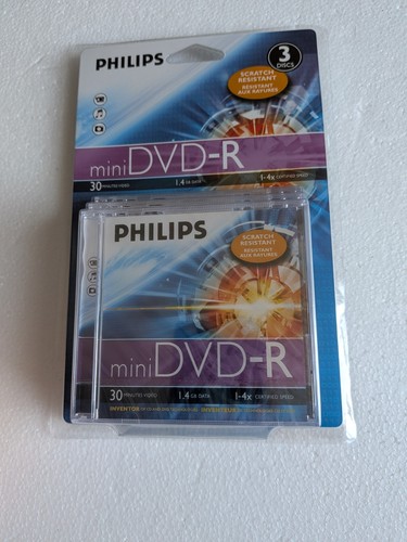 Philips mini 8cm dvd - 8cm, 3