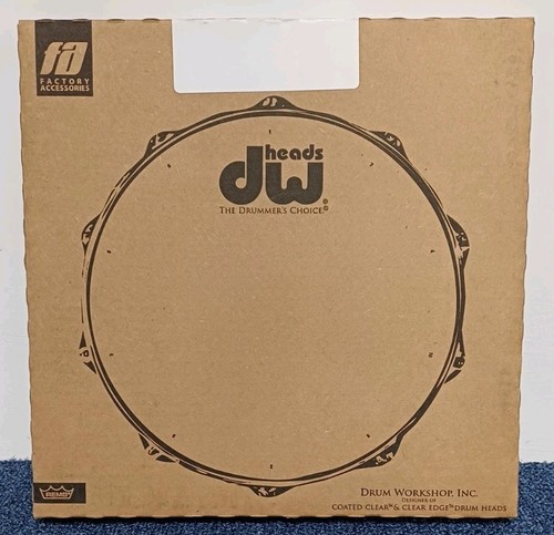 Coated clear drum - 6",