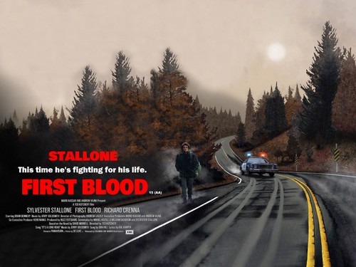 First blood 1982 quad - quad, poster