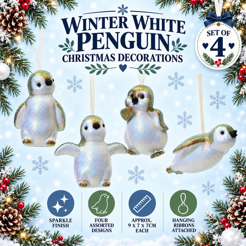 Penguin christmas tree - penguin,