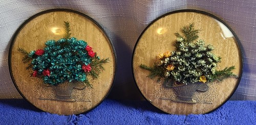 Vintage convex glass framed - convex,