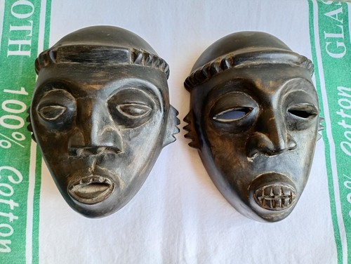 Vintage pair african - pair, tribal