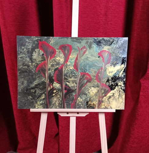 Fluid acrylic art - fluid,