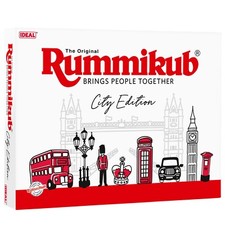 Rummikub City Edition by Ideal - Classic Family Strategy Board Game Set