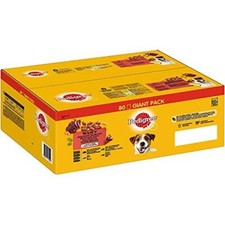Pedigree Dog Pouches Mixed Selection in Jelly, Chicken, 80 x 100g