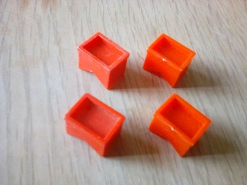 Bayko spare parts red chimney - parts:,
