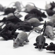  6 Pcs Fake Mouse Figurines