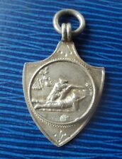 Vintage Sterling Silver Rifle Shooting Fob Medal  1943  - HQ Coy  6 D.H.G.